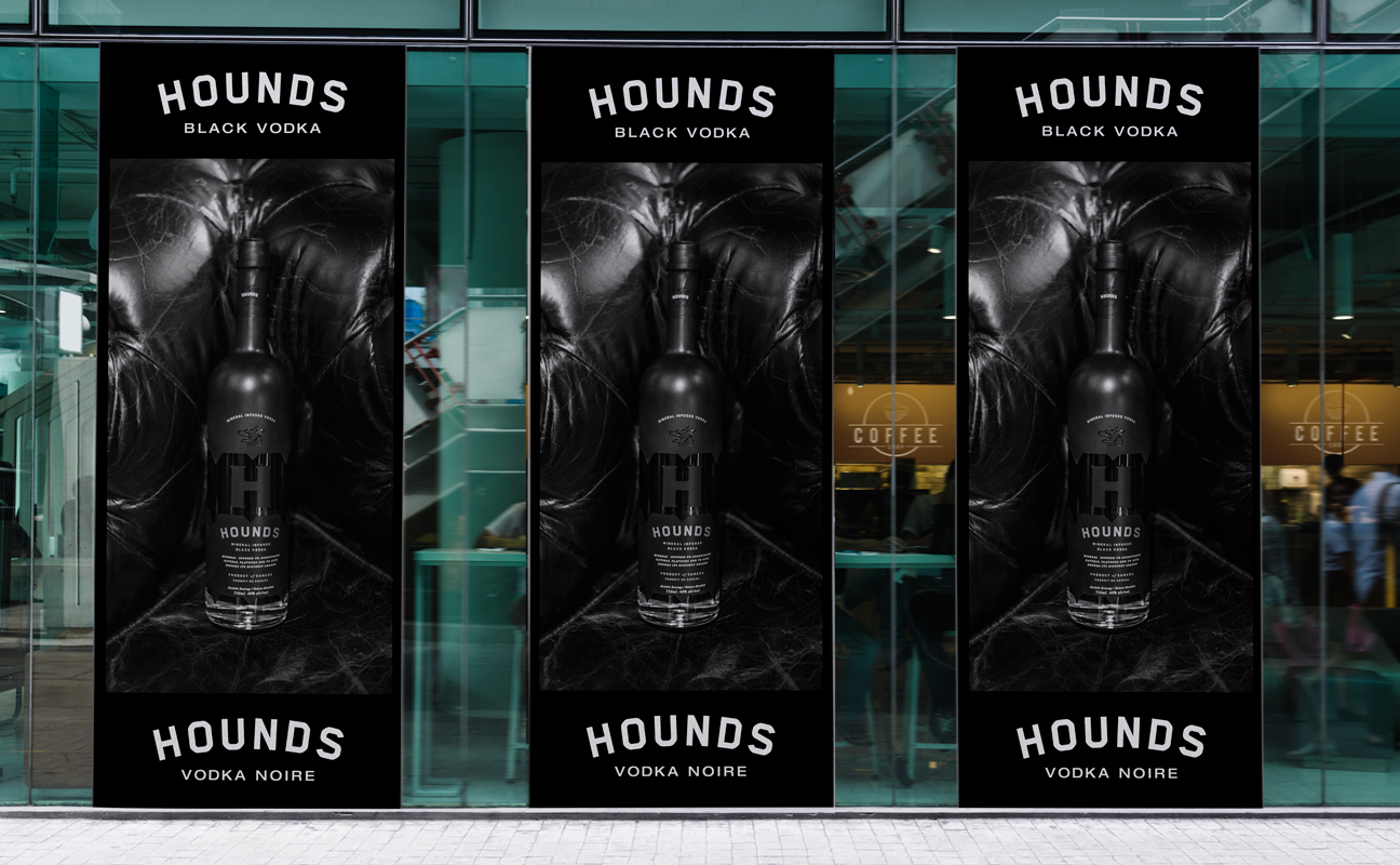 Hounds Vodka In-store Banners