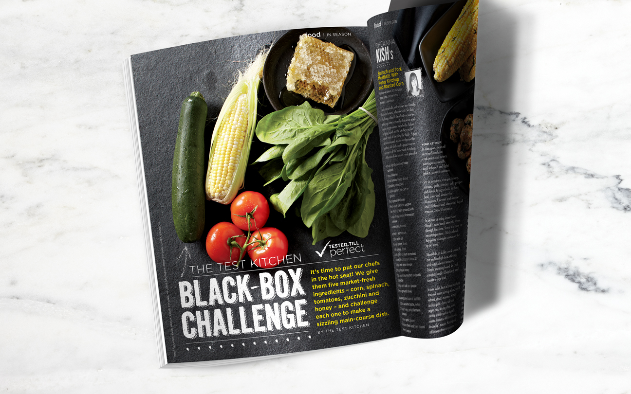 Black Box Challenge Food Feature - Canadian Living magazine