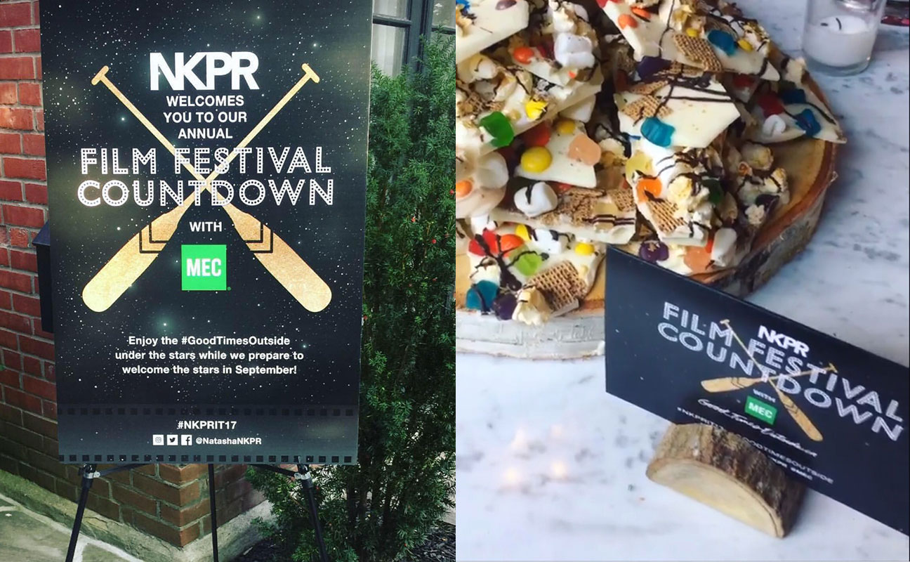 NKPR x TIFF 2017 Festival Countdown Signage