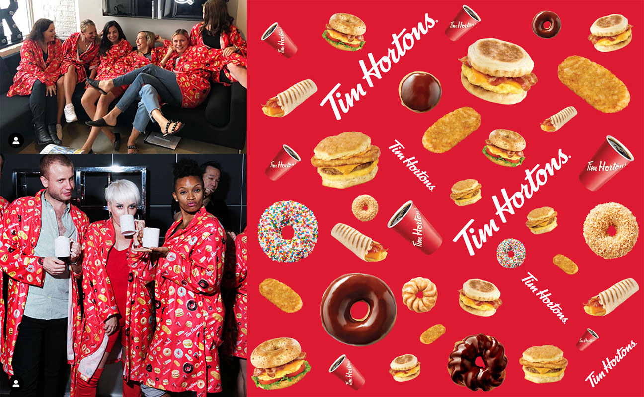 Tim Hortons #BreakfastAnytime Launch Event Robe Design