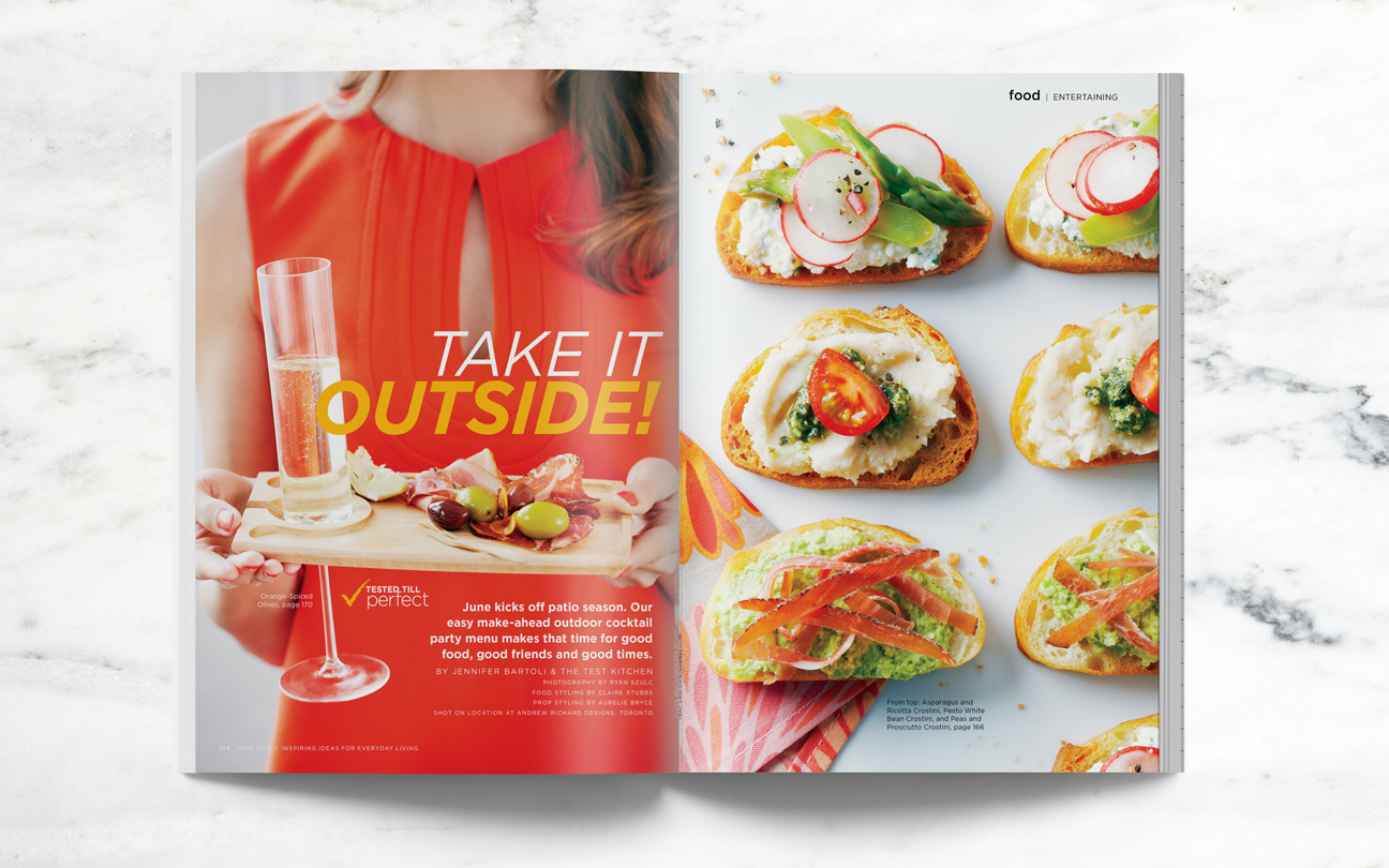 Summer Food Feature - Canadian Living magazine